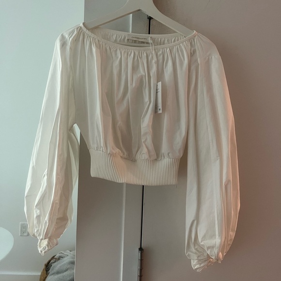 Zimmermann Crop Blouse size 0 - Picture 1 of 5